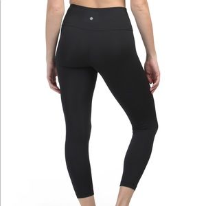 Yogalicious - Lux High Rise Black Ankle Leggings